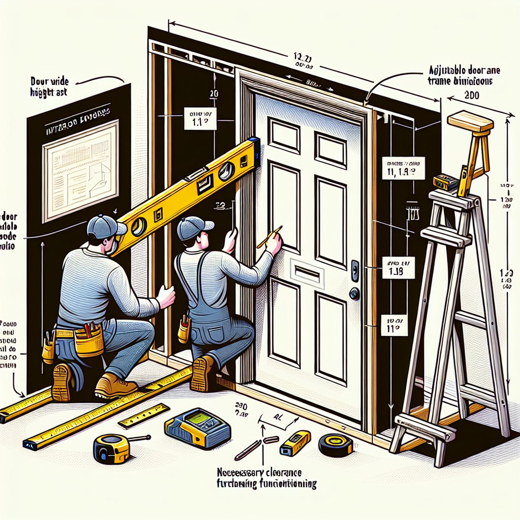 Wymiary drzwi wewnętrznych z ościeżnicą regulowaną – co musisz wiedzieć?