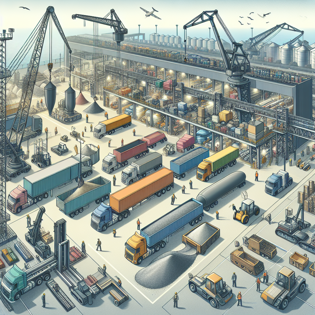 Transport materiałów sypkich – wyzwania i rozwiązania w logistyce przemysłowej