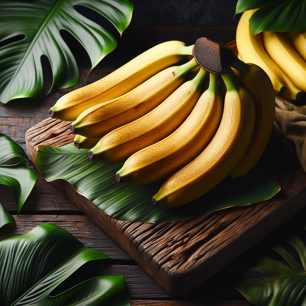 Banany – przepis na słodkie owoce